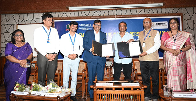 Sahyadri College signs consultancy MoU with CHRIST University to boost academic collaboration
