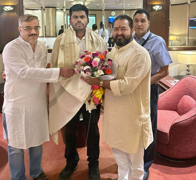 ‘Singam’ Annamalai hits the campaign trail in Mumbai, backs BJP push for BMC polls