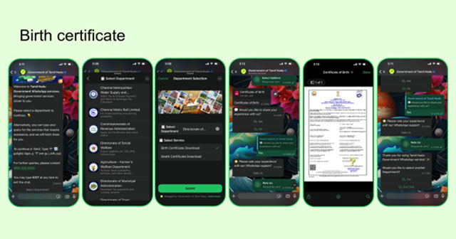 Government of Tamil Nadu launches ‘Namma Arasu’, a digital citizen services chatbot on WhatsApp